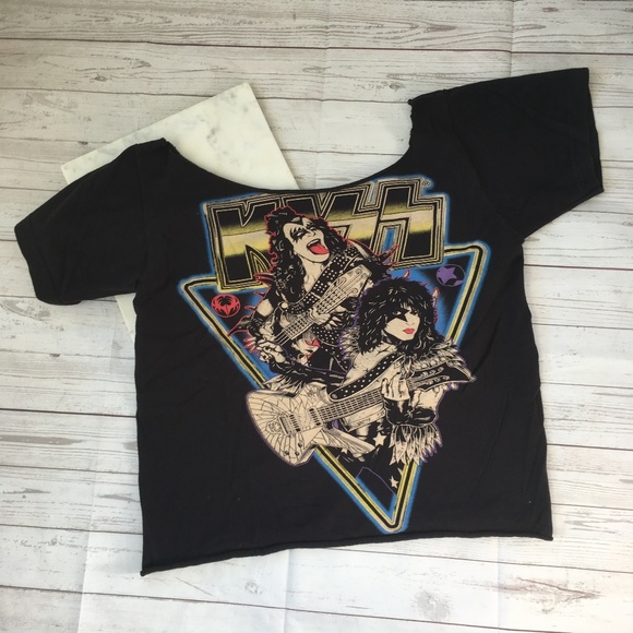 Shoulder Tshirt Band Tee Cu 